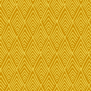 Bright Chevron Diamonds // Mustard Buttercup Yellow