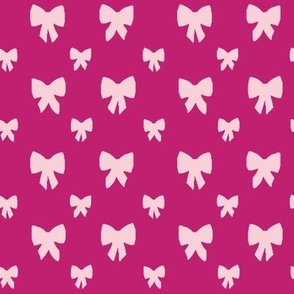 Bright Bows // Bubble Gum Cotton Candy Pink