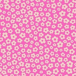 Ditsy Popcorn floral in pink