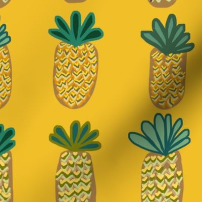 Fun Abstract Pineapples