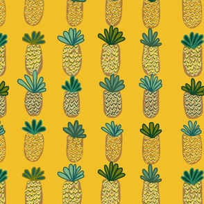 Fun Abstract Pineapples