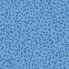 Beekeeping Gnome blue on blue floral