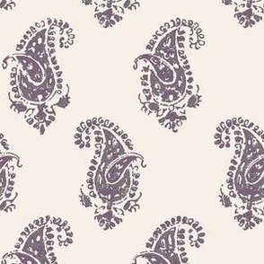 Essential Paisley Deep Plum