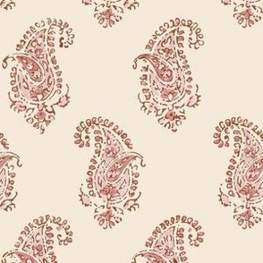 Essential Paisley Blush/Tan