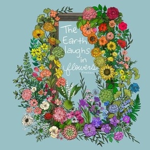 The Earth Laughs in Flowers tile 