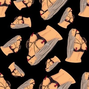 BDSM Nude Woman Pattern