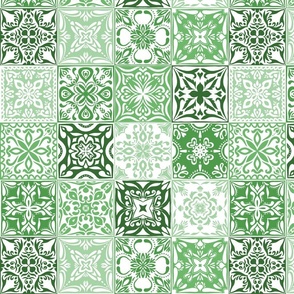Bold tiles - green - medium