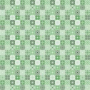 Bold tiles - green - small