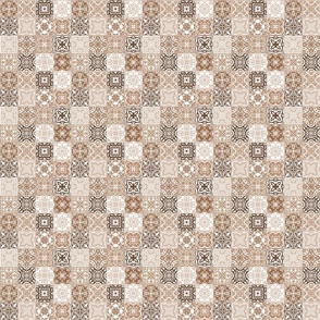 Bold tiles - brown - small