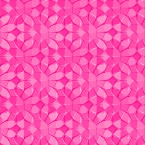 Pink Kaleidoscope Flower Light Mix Whimsical Funky Fun Retro Tie Dye Floral Pattern in Bright Colors Bold Rose Magenta Pink FF007F Bold Modern Geometric Abstract
