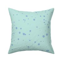 Splatter Dots - Mint Blue & Periwinkle