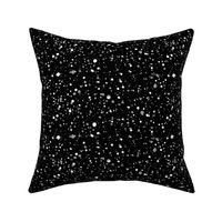 Splatter Dots - Black White & Gray - Small Scale