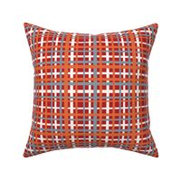 Dachshing Abstract Tartan Plaid Small Scale