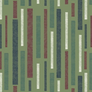 Striped Bars- sage background