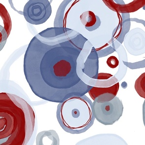 Red White and Blue Circles