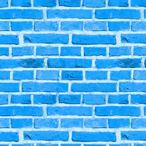 neon blue wall