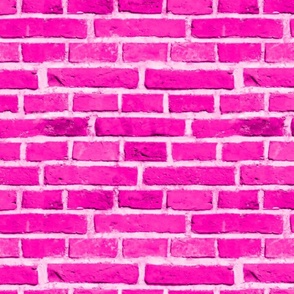 neon hot pink wall