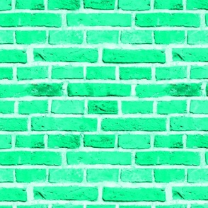 neon turquoise wall