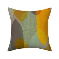 Mid Century Colour Blocks {Muted Mint/Gold}