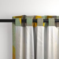 Mid Century Colour Blocks {Muted Mint/Gold}