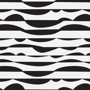 Monochrome abstract winding spots background.