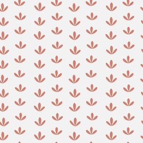 Minimal leaves shape seamless pattern