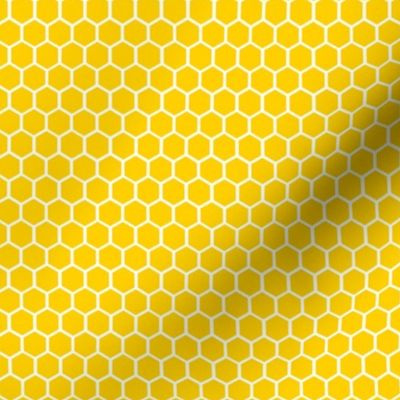 Honeycomb Hexagons, Deep Yellow