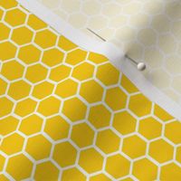 Honeycomb Hexagons, Deep Yellow