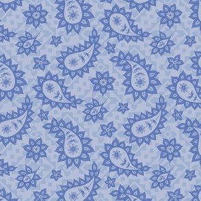 Medium // paisley blue