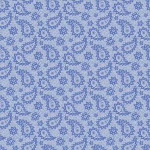 Small // paisley blue