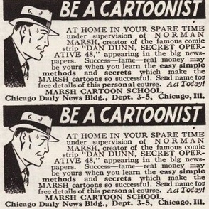 March 1936 Become a Cartoonist advertisement