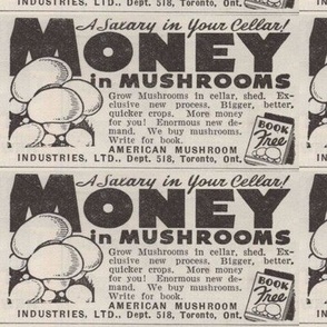 March 1936 Grow Mushrooms in Your Basement ad