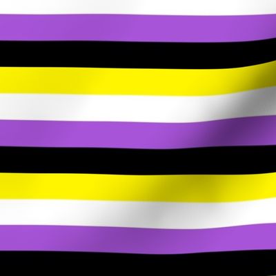 Non-Binary Flag stripes