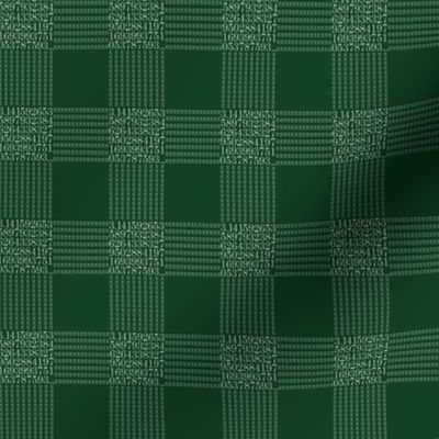 pi are square - chalkboard green gingham