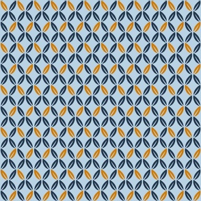 decorative pattern on a blue background  6  