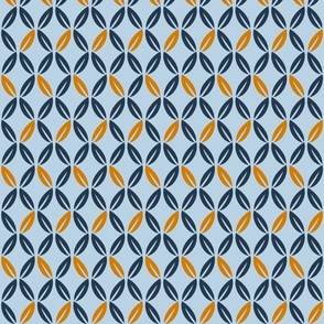 decorative pattern on a blue background 8