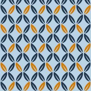 decorative pattern on a blue background 12     