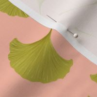 Ginkgo Leaves (pink background)
