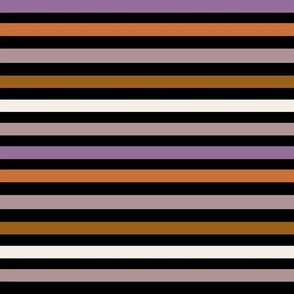 LARGE boho muted stripes - halloween stripes, boho stripes