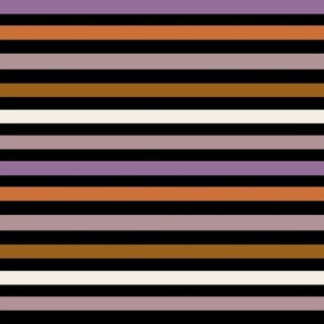  MEDIUM boho muted stripes - halloween stripes, boho stripes