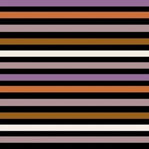 SMALL boho muted stripes - halloween stripes, boho stripes