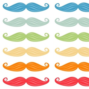 Moustaches Rainbow