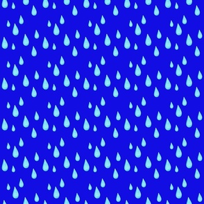 Blue Sky Raindrops - small size