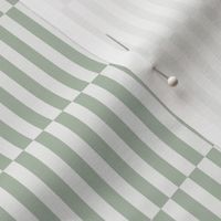 The minimalist Scandinavian stripes and strokes irregular stretched gingham traditional breton french stripe ivory sage green