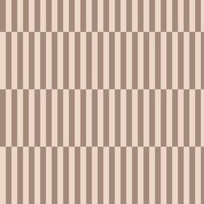 The minimalist Scandinavian stripes and strokes irregular stretched gingham traditional breton french stripe moody latte coffee beige