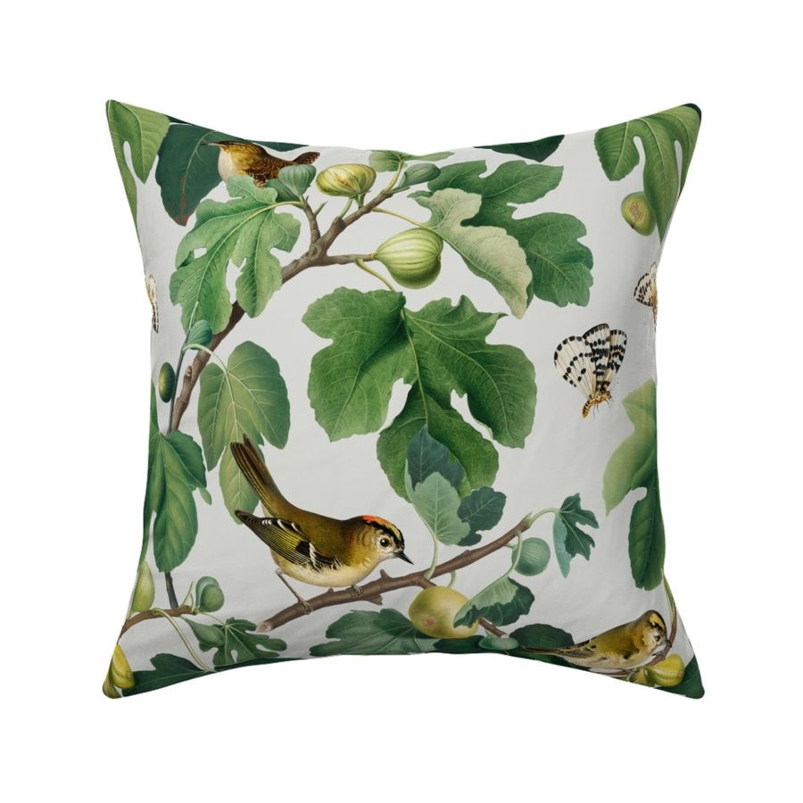 Figs & Birds - Large - Gray Cool White 2