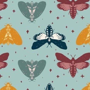 moths colour