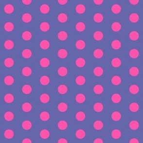 Very Peri-Bright Bubblegum Pink Dots