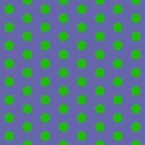 Very Peri-Clover Green Dots