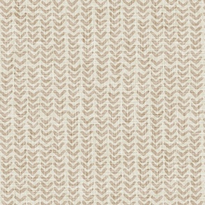 Chevron Beige Brown